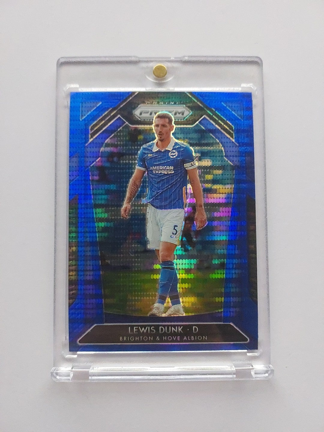 Panini Blue Prizm 2020-21 Lewis Dunk Brighton & Hove Albion Limited Parallel – Bild 1