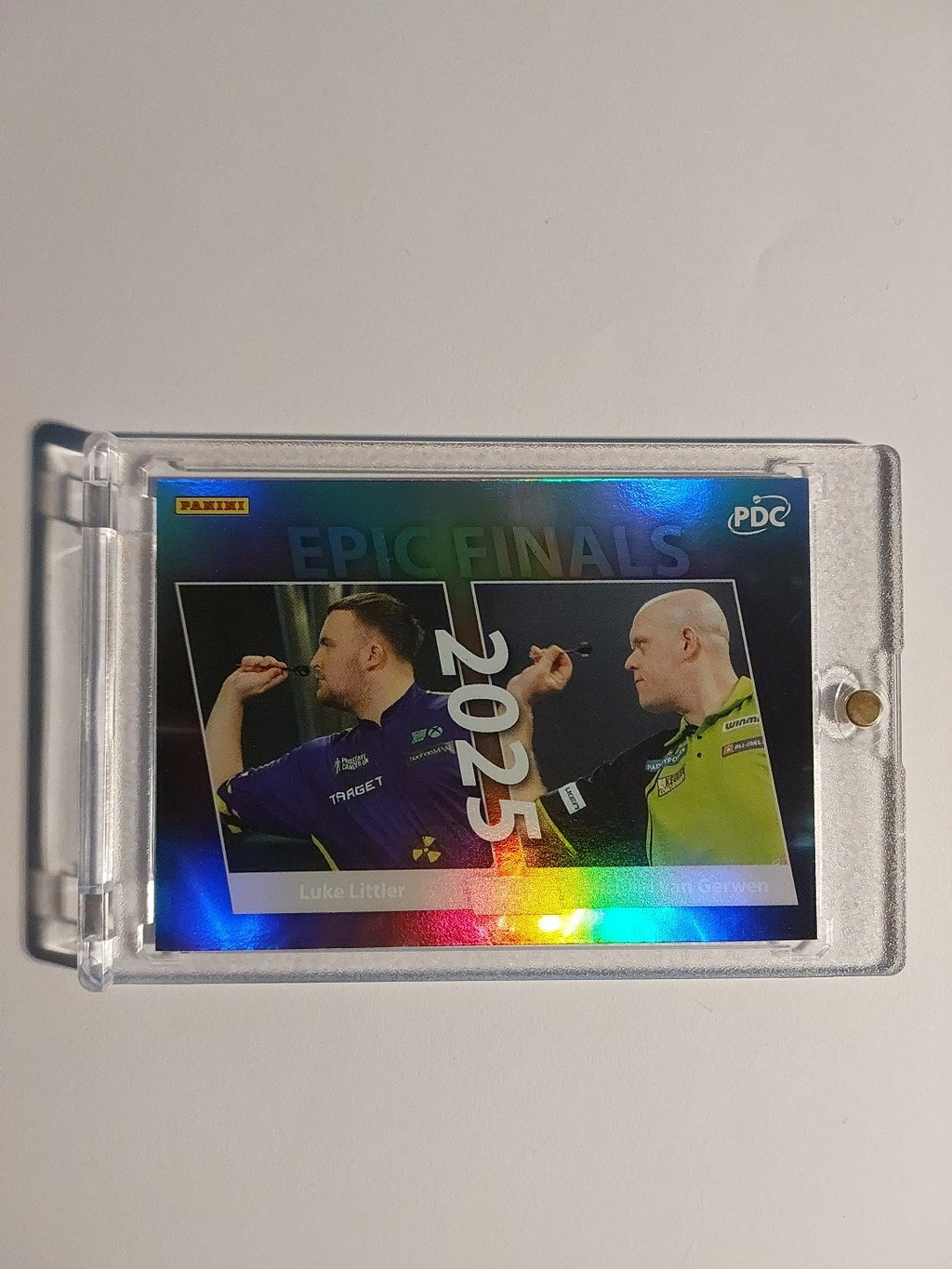 Panini PDC World Championship 2026 Littler & Van Gerwen Dual Parallel Refractor – Bild 1