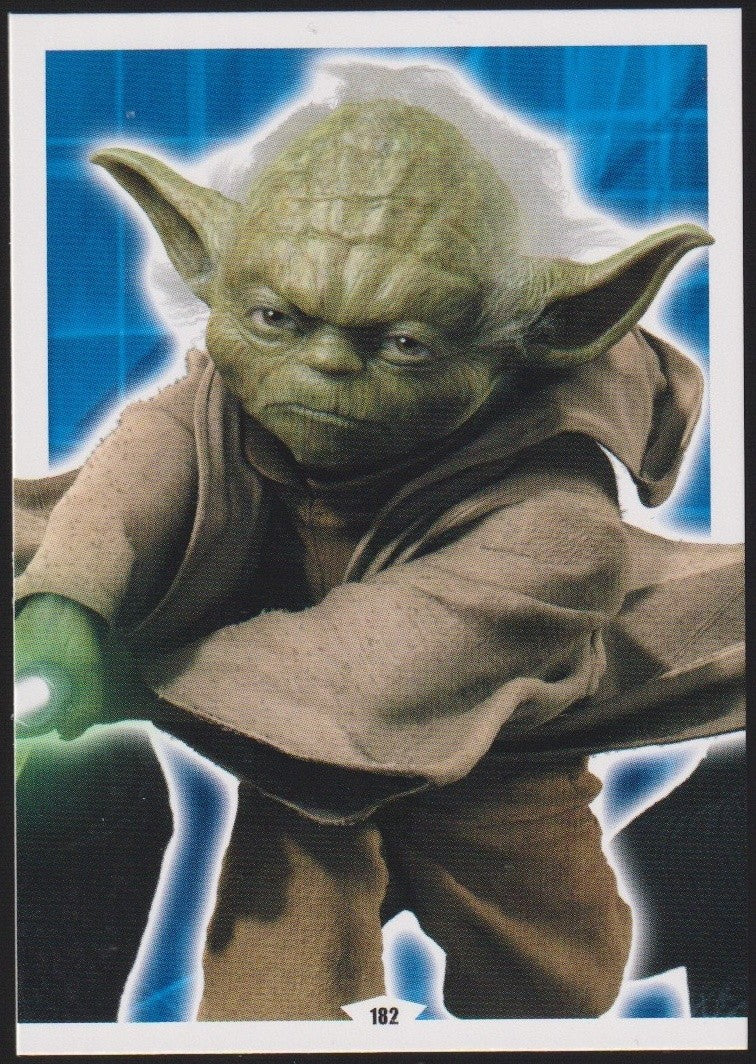 Topps Star Wars 2013 Yoda (Movie Version) Jedi Republik Full Art TCG Rare #182 – Bild 1