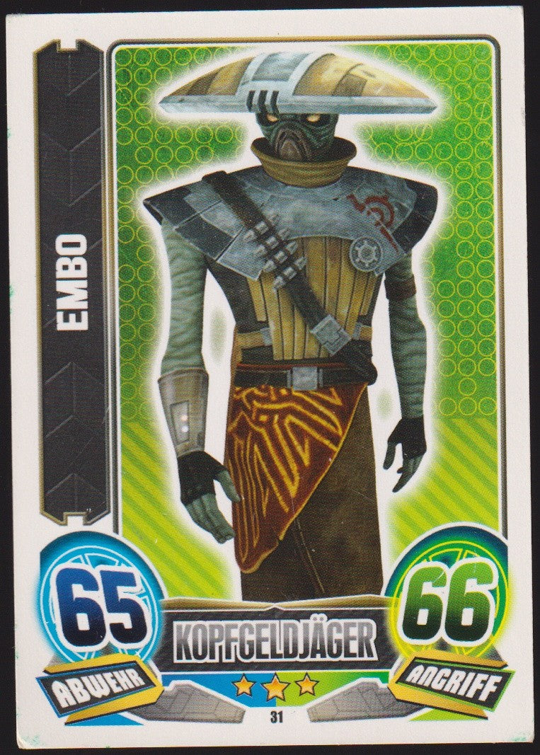 Topps Star Wars 2010 Embo Kopfgeldjäger Unterwelt TCG Rare #31 – Bild 1