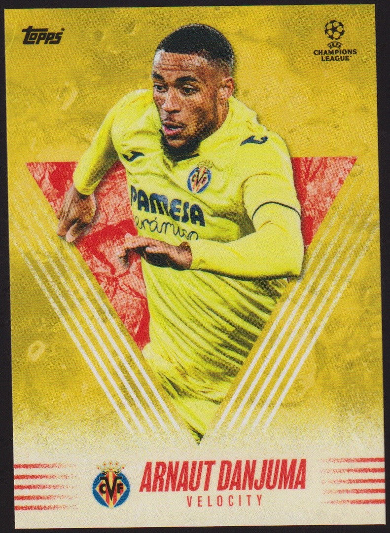 Topps Champions League 2020-21 Arnaut Danjuma Villarreal CF Velocity Parallel – Bild 1