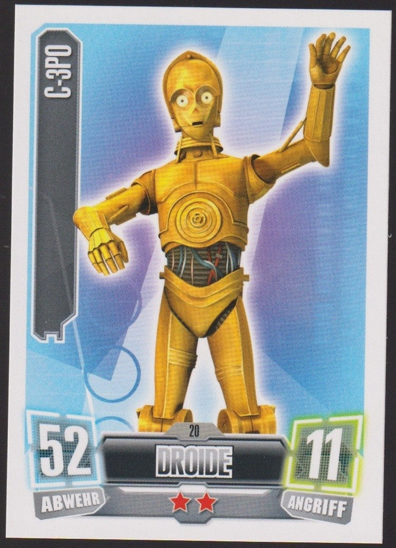 Topps Star Wars 2011 C-3PO Droide Republik TCG Rare #52 – Bild 1