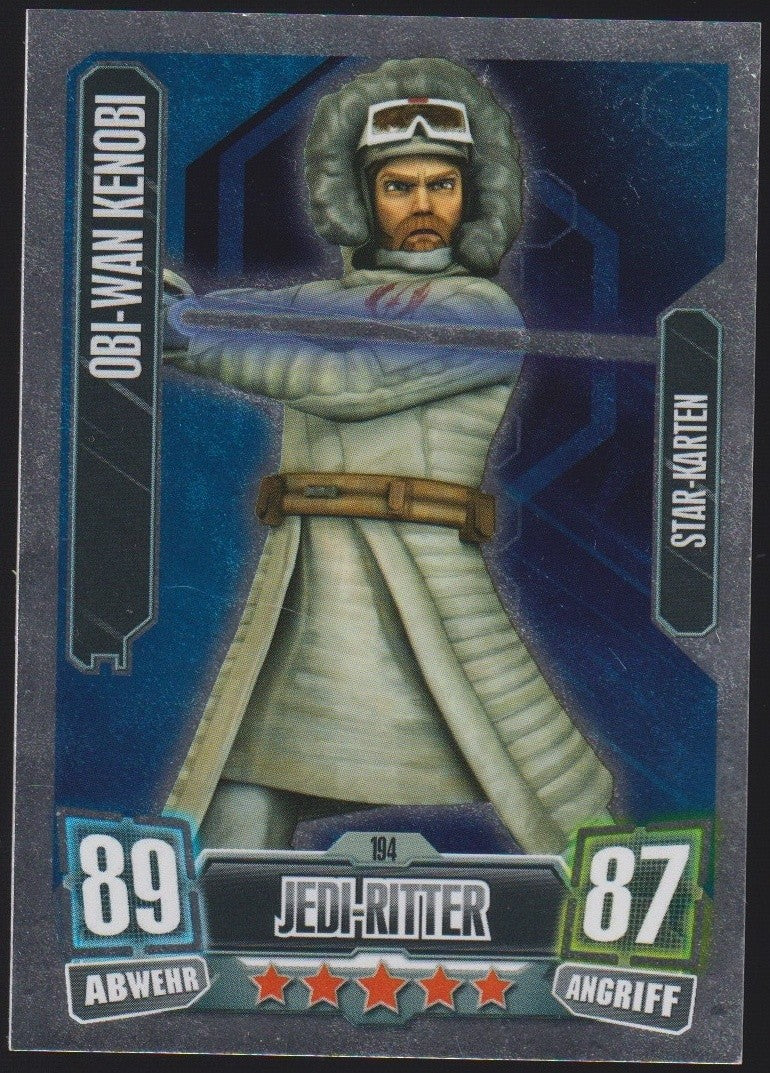 Topps Star Wars 2011 Obi-Wan Kenobi Republik Jedi TCG Ultra Rare #194 – Bild 1