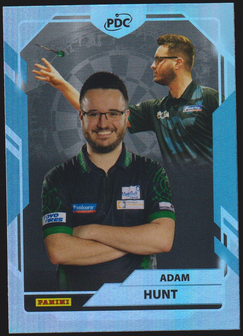 Panini PDC World Championship 2026 Adam Hunt "The Hunter" Refractor Parallel – Bild 1