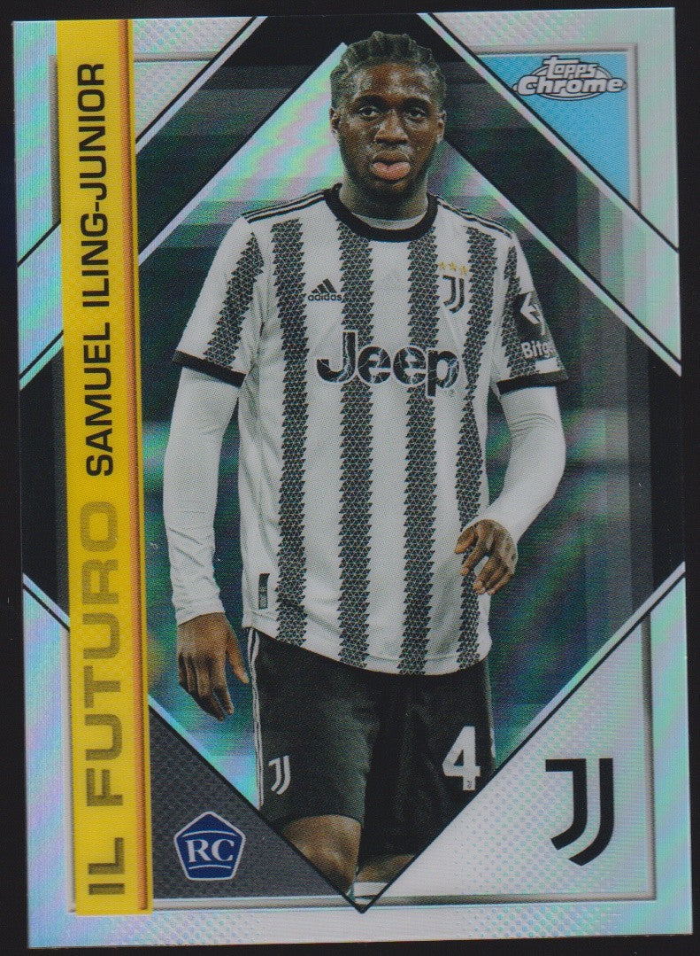 Topps Chrome 2023-24 Samuel Iling-Junior Rookie Juventus Parallel Nr. PP-9 – Bild 1