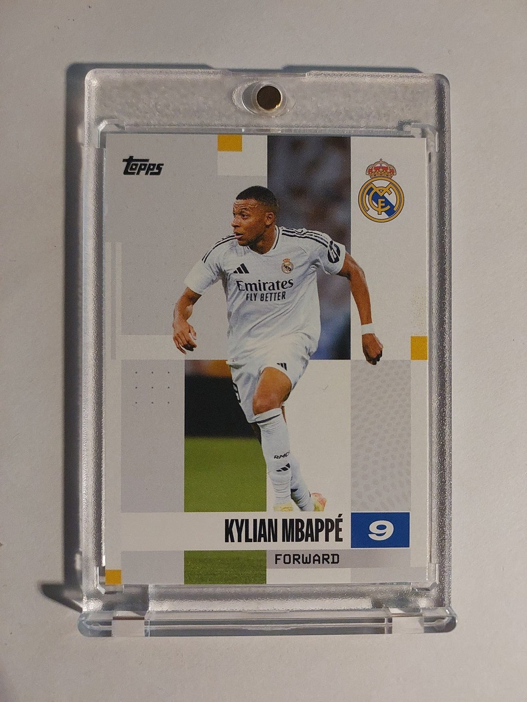 Topps Real Madrid Team Set 2024-25 Kylian Mbappé Parallel Insert Rare Base Hit – Bild 1
