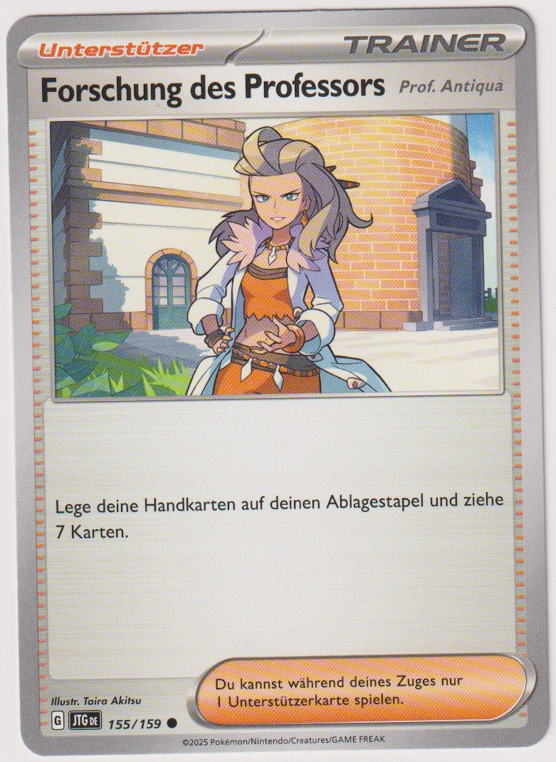 Pokemon TCG Forschung des Professors #155/159 Common (C) Deutsch – Bild 1
