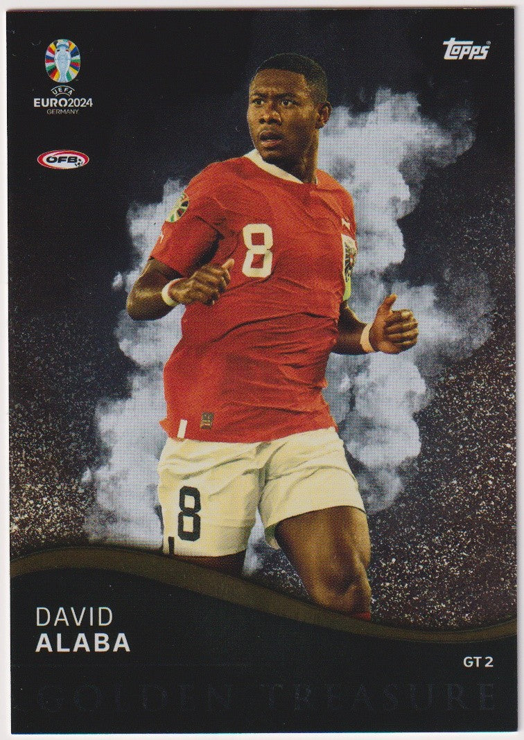 Topps Stadium Club Chrome 2023-24 David Alaba Stadium Club Chrome Parallel Rare – Bild 1