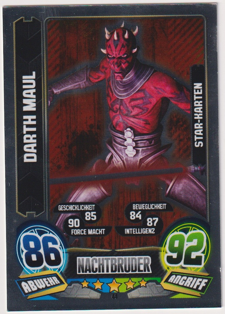 Topps Star Wars 2015 Darth Maul Sith Separatist Nachtbruder TCG Rare – Bild 1