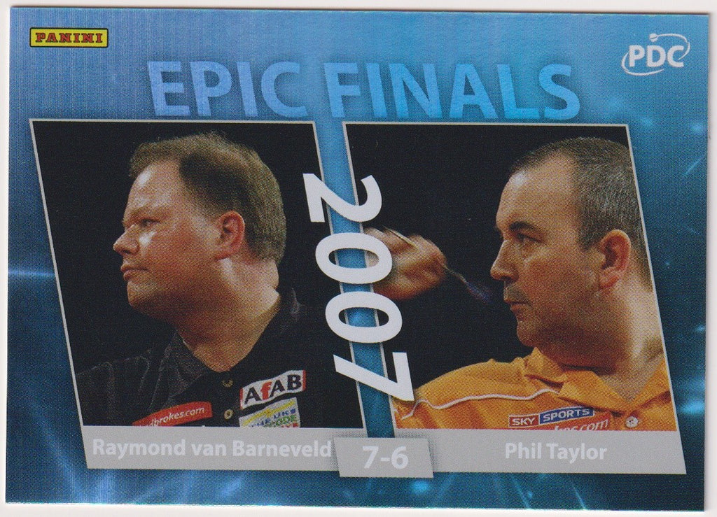 Panini PDC WC 2026 Raymond Van Barneveld & Phil Taylor Refractor Parallel – Bild 1