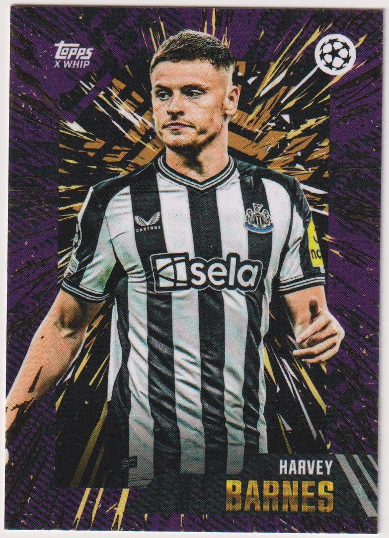 Topps X WHIP Harvey Barnes Newcastle United Parallel Rare – Bild 1