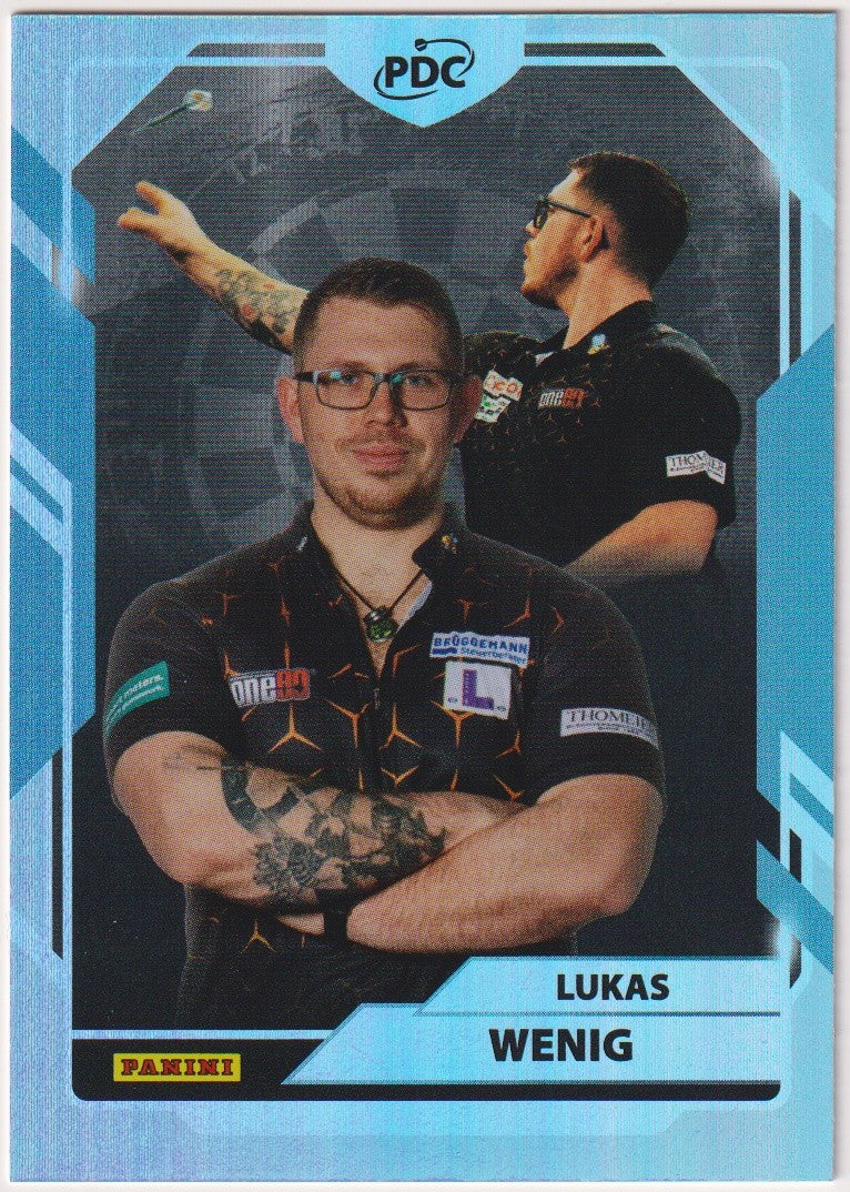 Panini PDC World Championship 2026 Lukas Wenig Refractor Parallel – Bild 1