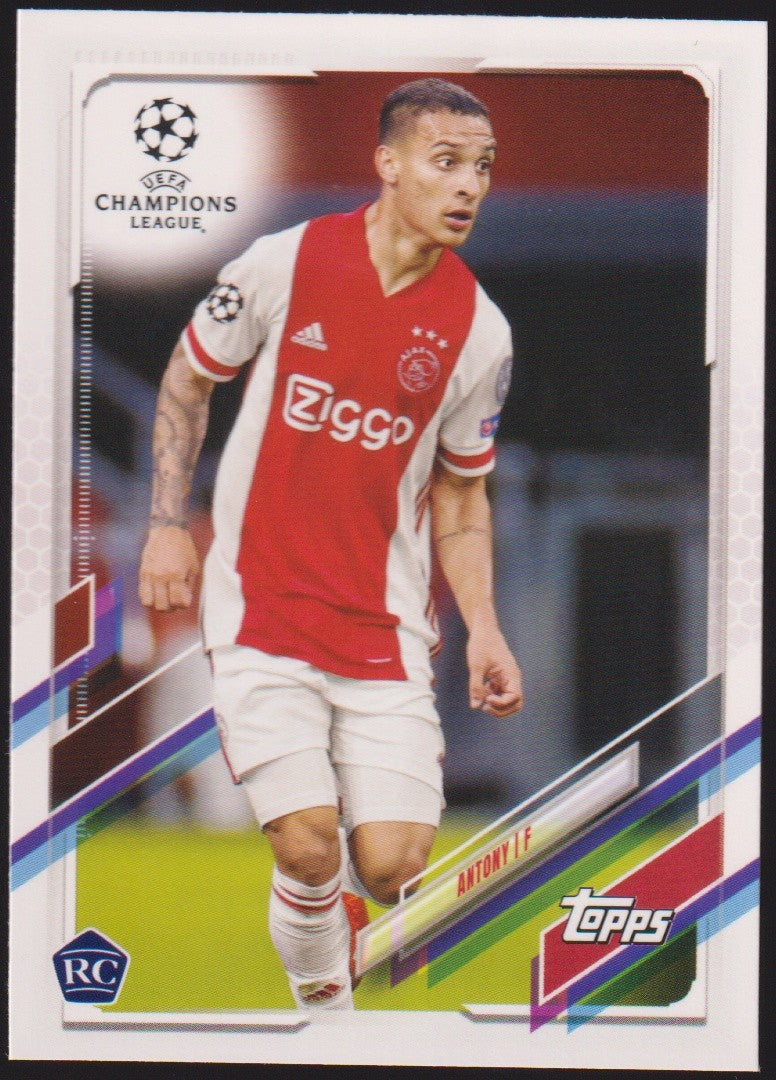 Topps Champions League 2020-21 Antony Rookie AFC Ajax Parallel Rare – Bild 1