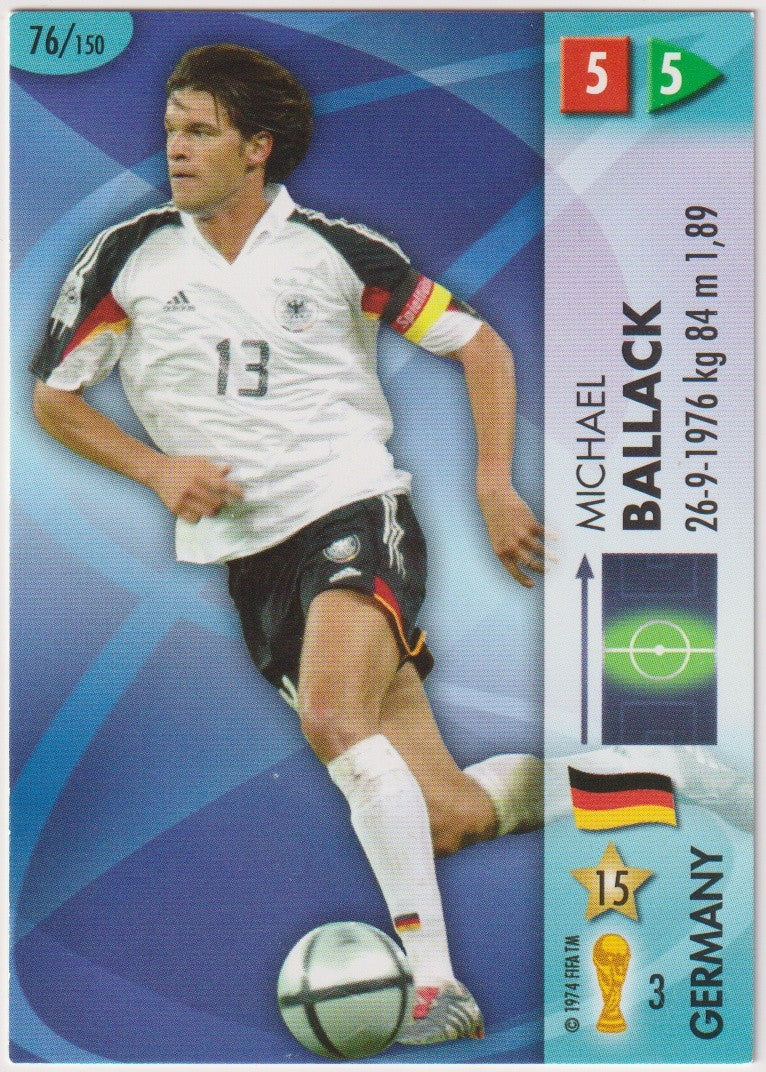 Panini 2006 FIFA World Cup Germany 2006-07 Michael Ballack Deutschland 2006 – Bild 1
