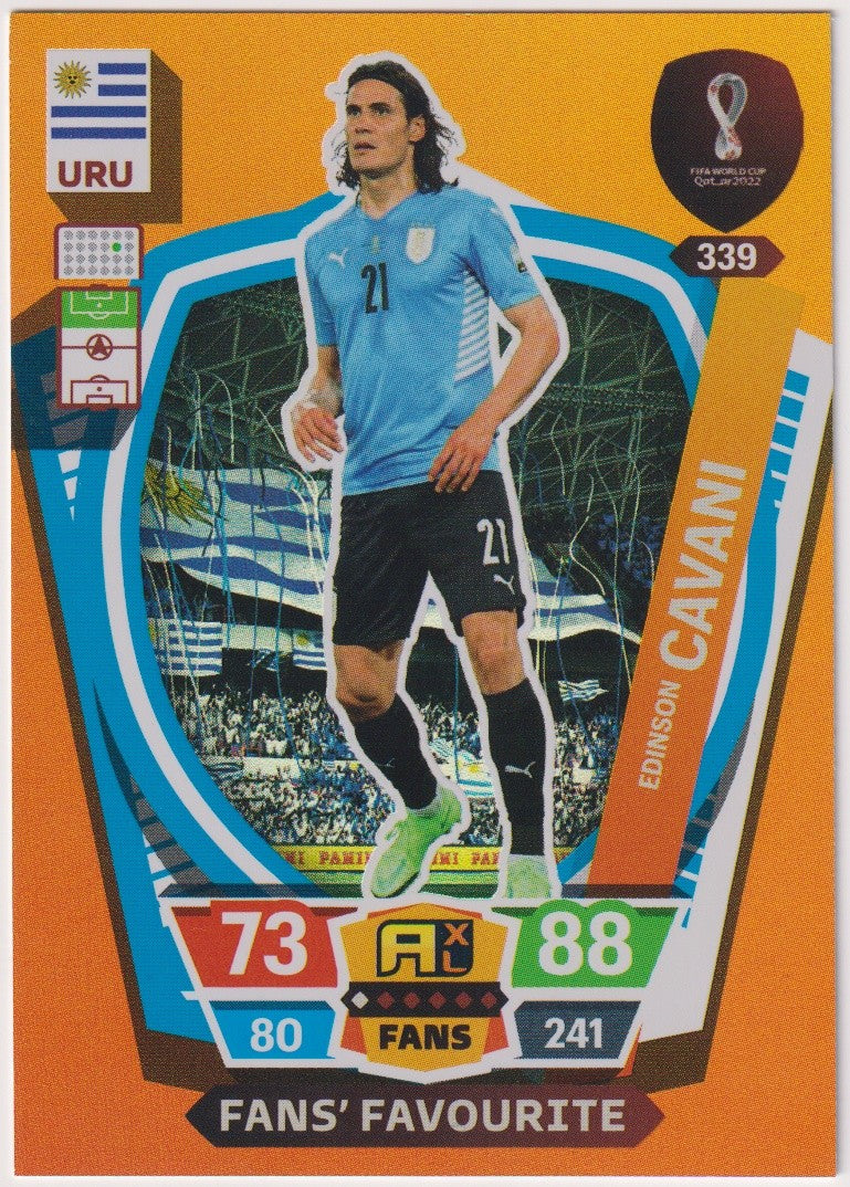Panini World Cup 2022 Edinson Cavani Uruguay Parallel Rare – Bild 1