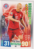Topps Match Attax Arjen Robben FC Bayern München Mittelfeld Parallel Rare 265 – Bild 1