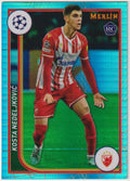 Topps Merlin 2023-24 Kosta Nedeljkovic Rookie FK Crvena Zvezda Parallel Rare – Bild 1