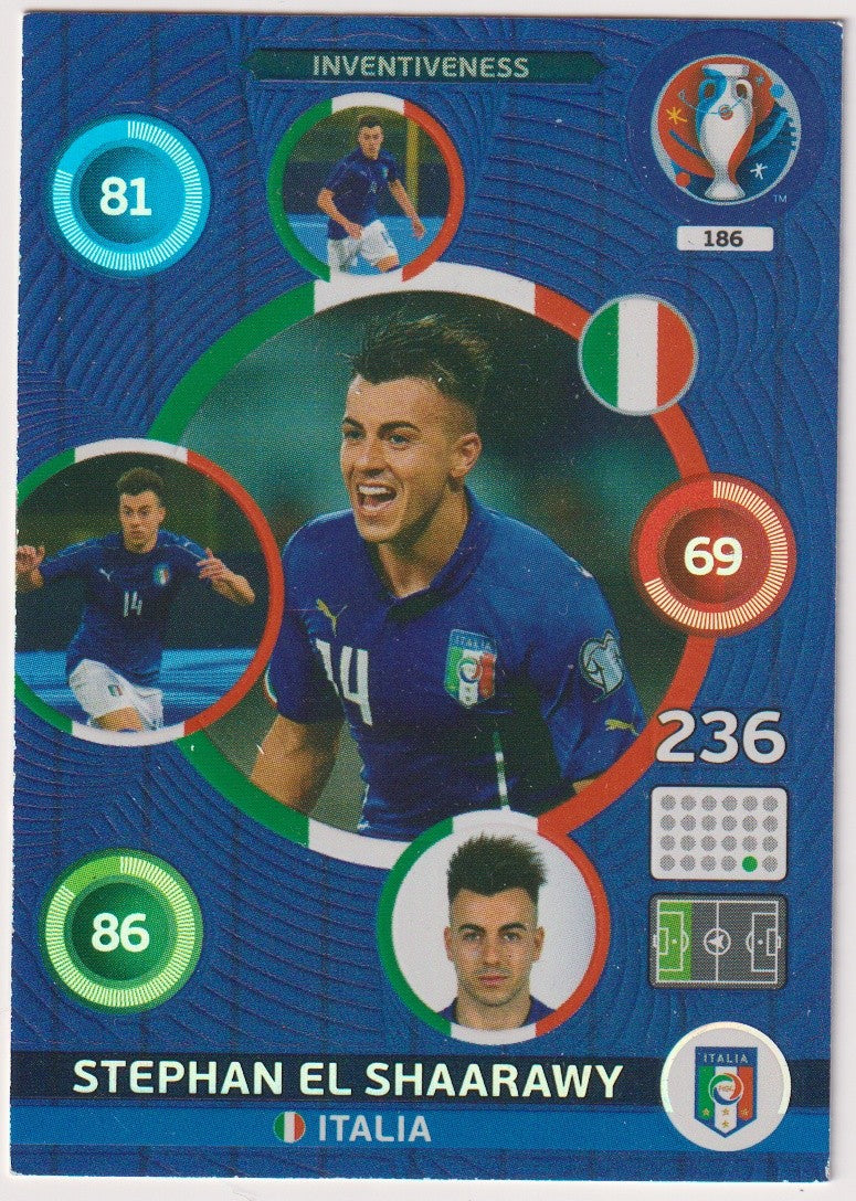 Panini Stadium Club Chrome Stephan El Shaarawy Stadium Club Chrome Parallel Rare – Bild 1