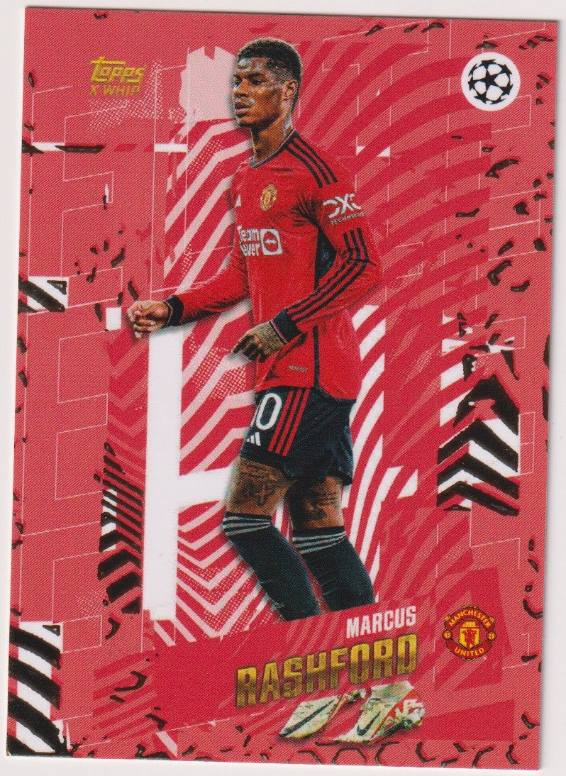 Topps X Whip Marcus Rashford Manchester United Parallel Rare – Bild 1