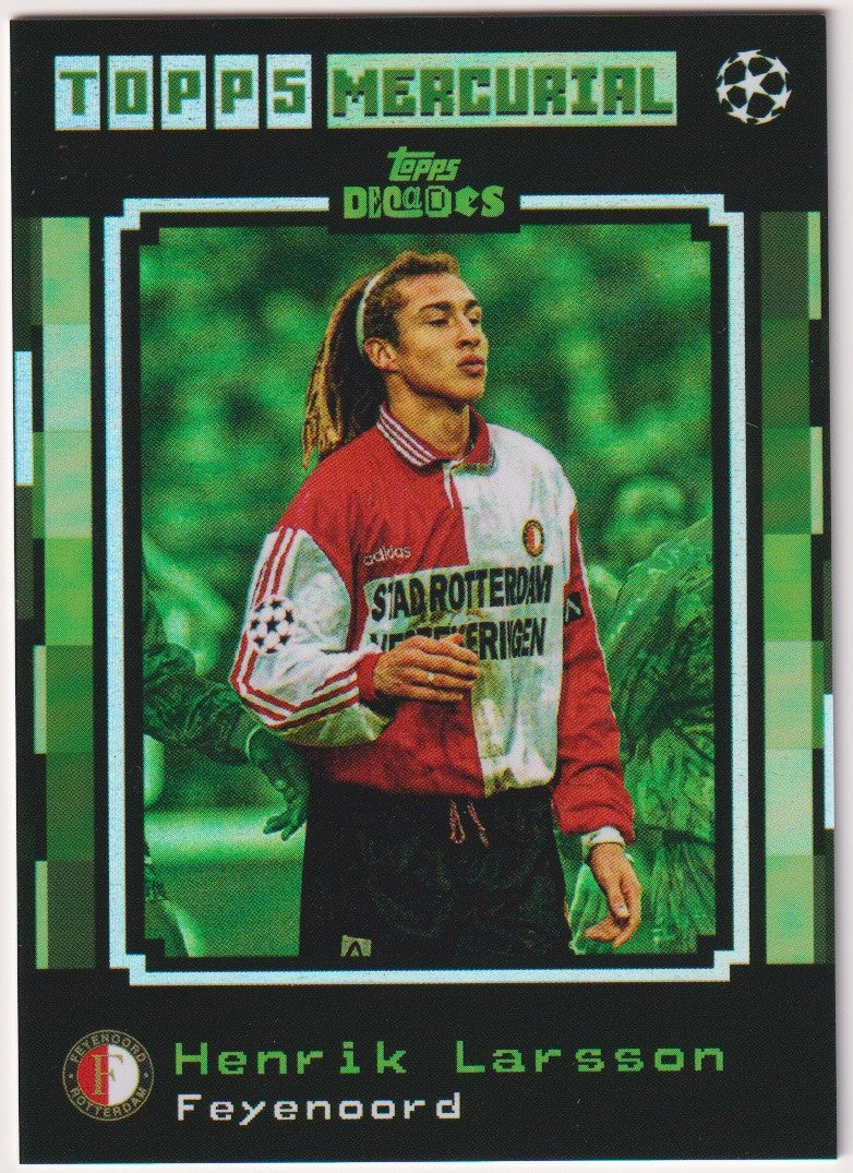Topps Decades 2023-24 Henrik Larsson Feyenoord Rotterdam Parallel 57/99 – Bild 1