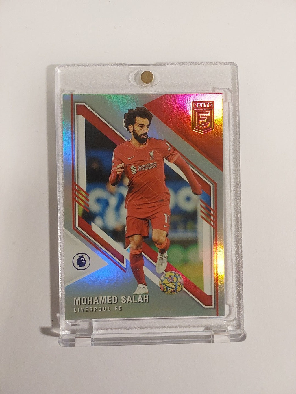 Panini Elite 2021-22 Mohamed Salah Liverpool Parallel Refractor Insert Rare Hit – Bild 1