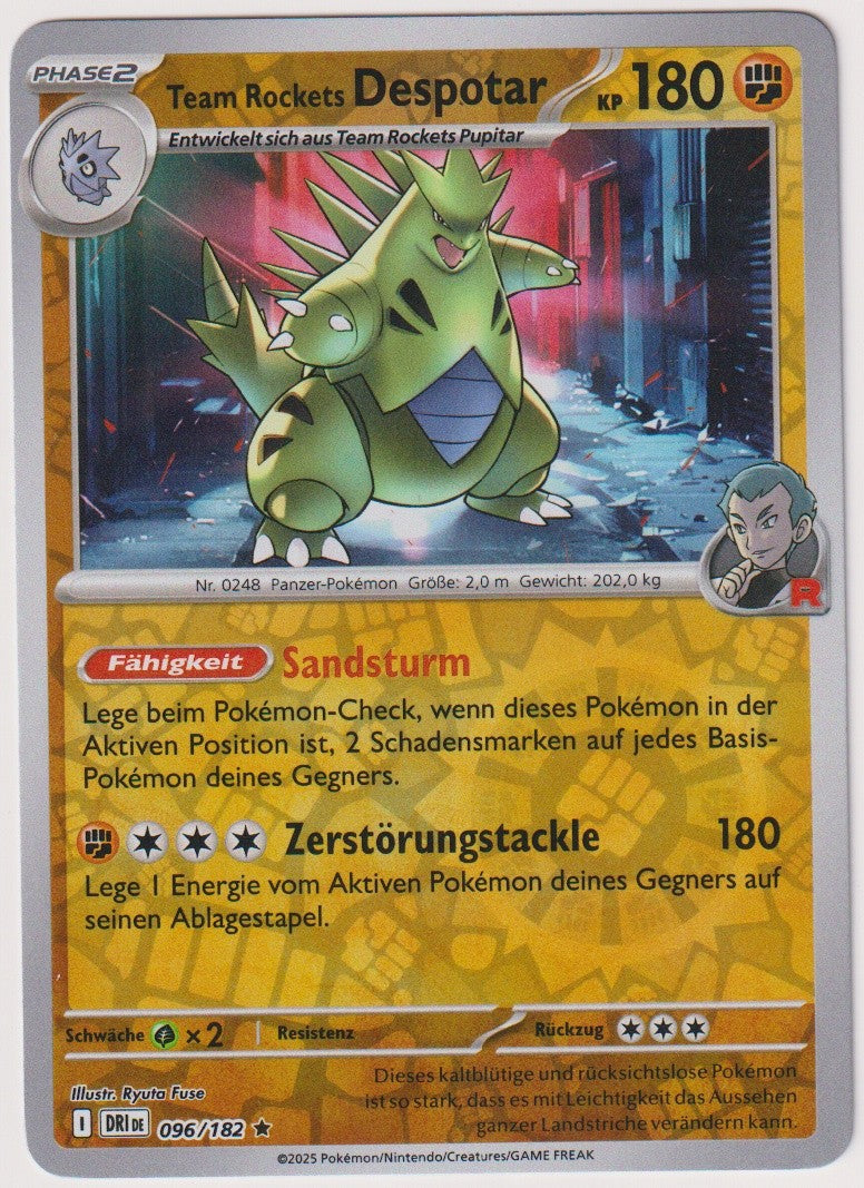 Pokemon TCG Despotar #96/182 Rare (R) Reverse Holo Deutsch 2025 – Bild 1