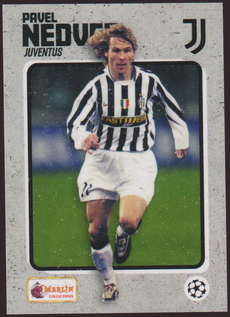Merlin Collections 2021-22 Pavel Nedved Juventus Champions League Parallel – Bild 1