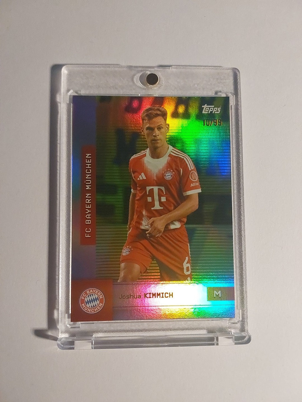 Topps Bayern Team Set 2025-26 Joshua Kimmich Parallel 10/99 Refractor Ultra Rare – Bild 1