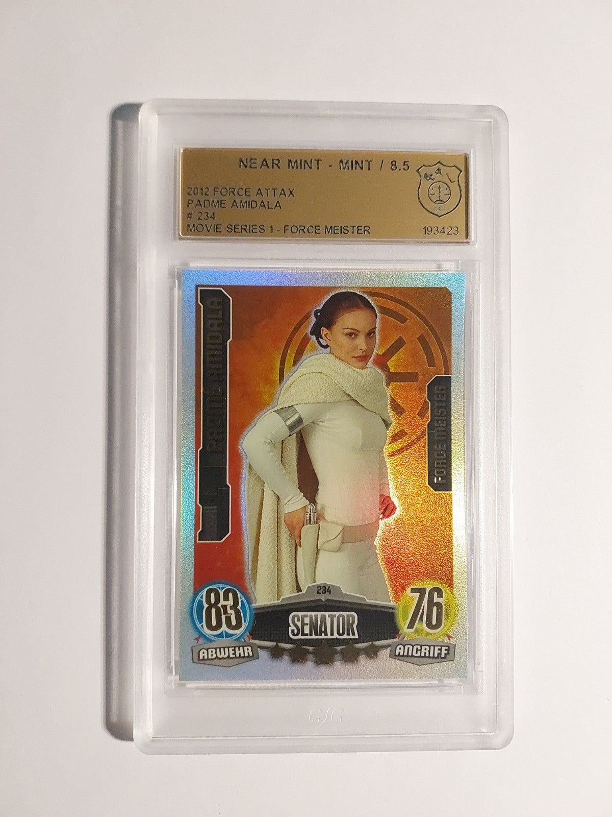 Topps Star Wars 2010 Padme Amidala Republik GSG 8.5 PSA Ultra Rare Movie Version – Bild 1