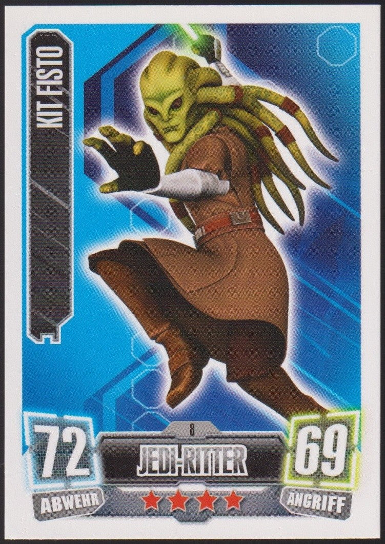 Topps Star Wars 2011 Kit Fisto Jedi Republik TCG Rare #72 – Bild 1