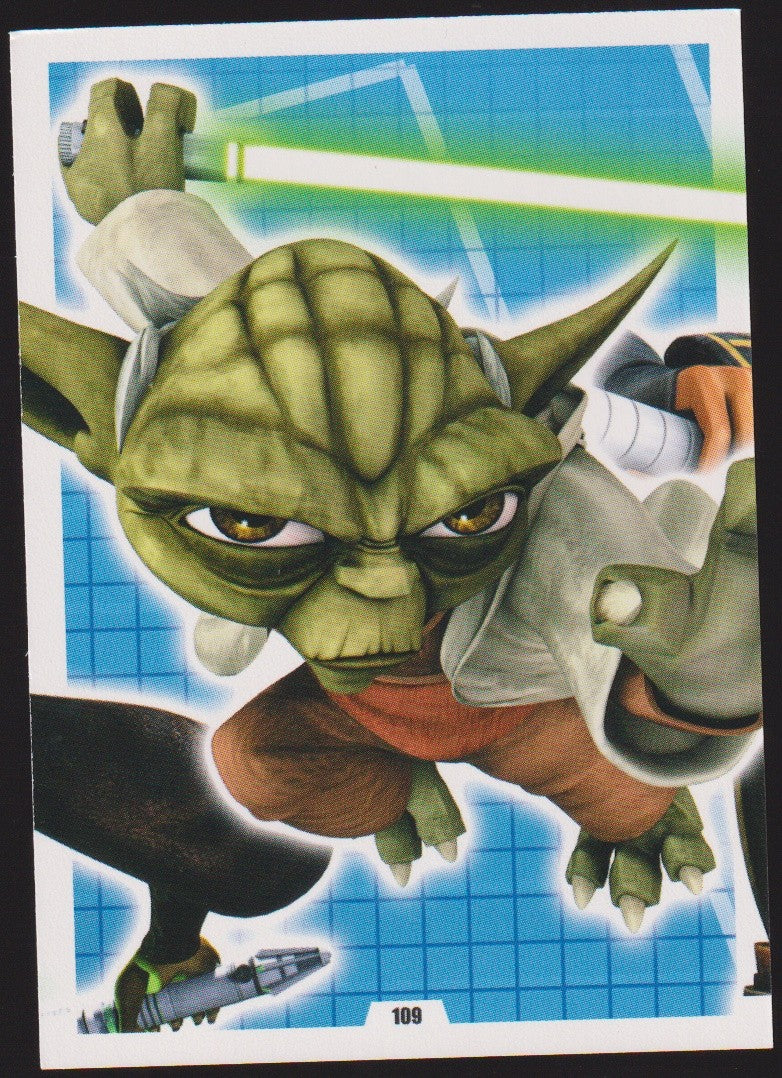 Topps Star Wars 2010 Meister Joda Jedi Republik TCG Rare #109 – Bild 1