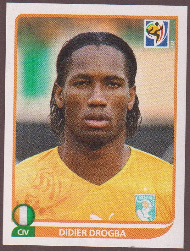 Panini World Cup 2010 Didier Drogba Elfenbeinküste Vintage Legend Parallel – Bild 1