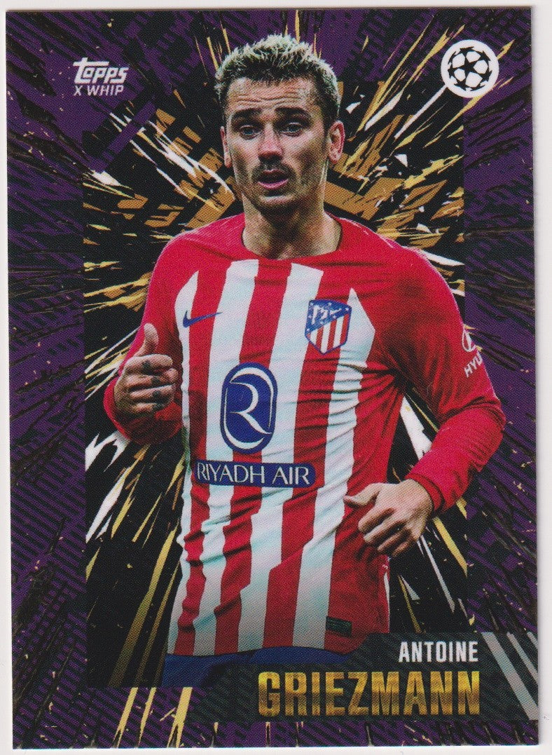 Topps UEFA Champions League Antoine Griezmann Atlético Madrid Parallel Rare – Bild 1