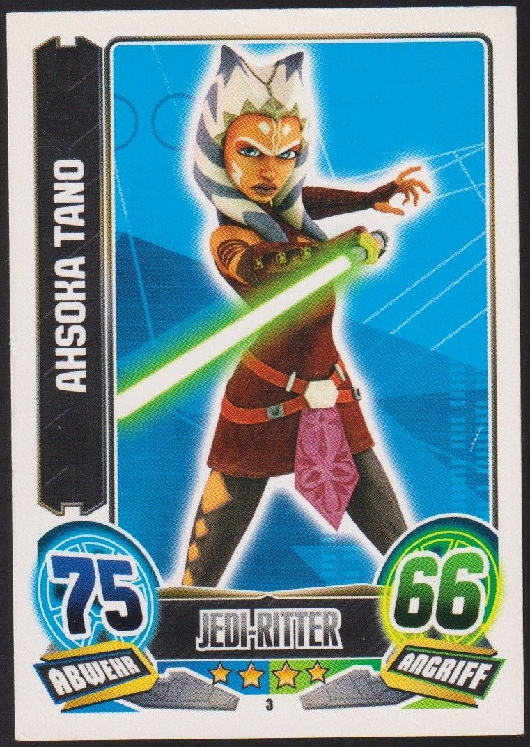 Topps Star Wars 2011 Ahsoka Tano Republik Jedi-Ritter TCG Rare #75 – Bild 1