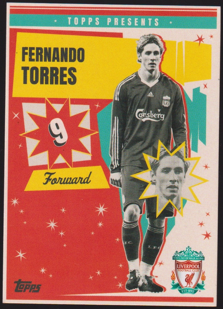 Topps 2023-24 Fernando Torres Liverpool F.C. Parallel Rare – Bild 1