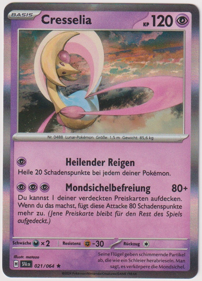 Pokemon TCG Cresselia #21/064 Rare (R) Holo Deutsch – Bild 1