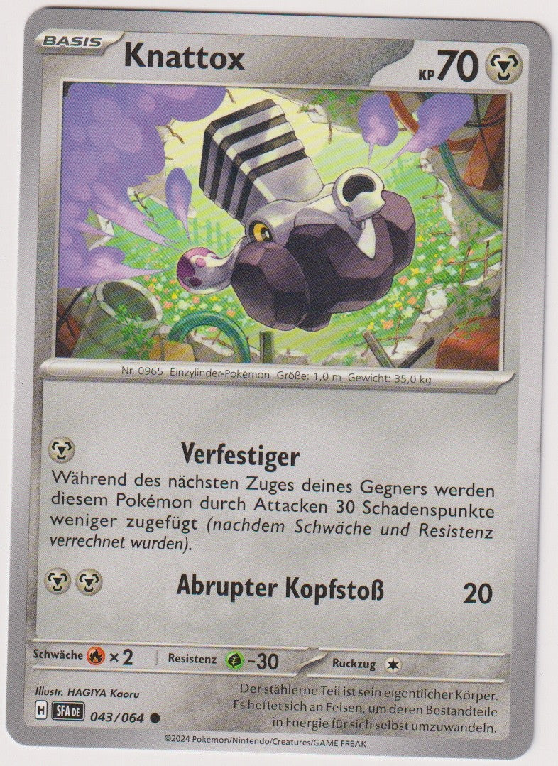 Pokemon TCG Knattox #43/064 Common (C) Deutsch 2024 – Bild 1