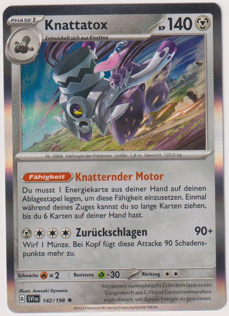 Pokemon TCG Revavroom #142/198 Rare (R) Holo Deutsch 2023 – Bild 1