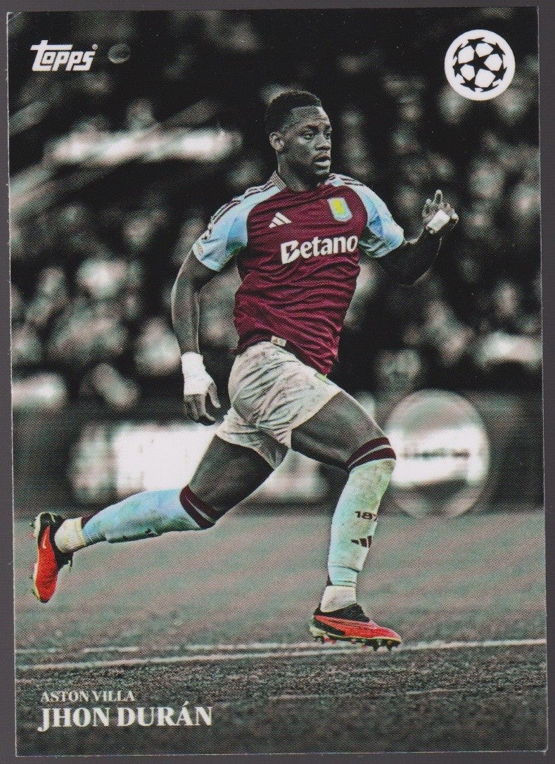 Topps Simplicidad 2024-25 Jhon Duran Aston Villa Parallel Rare – Bild 1