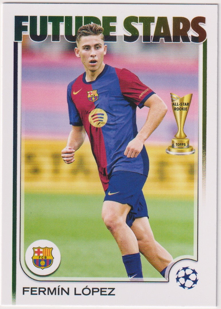 Topps Future Stars 2025-26 Fermín López Rookie FC Barcelona All-Star Rookie – Bild 1
