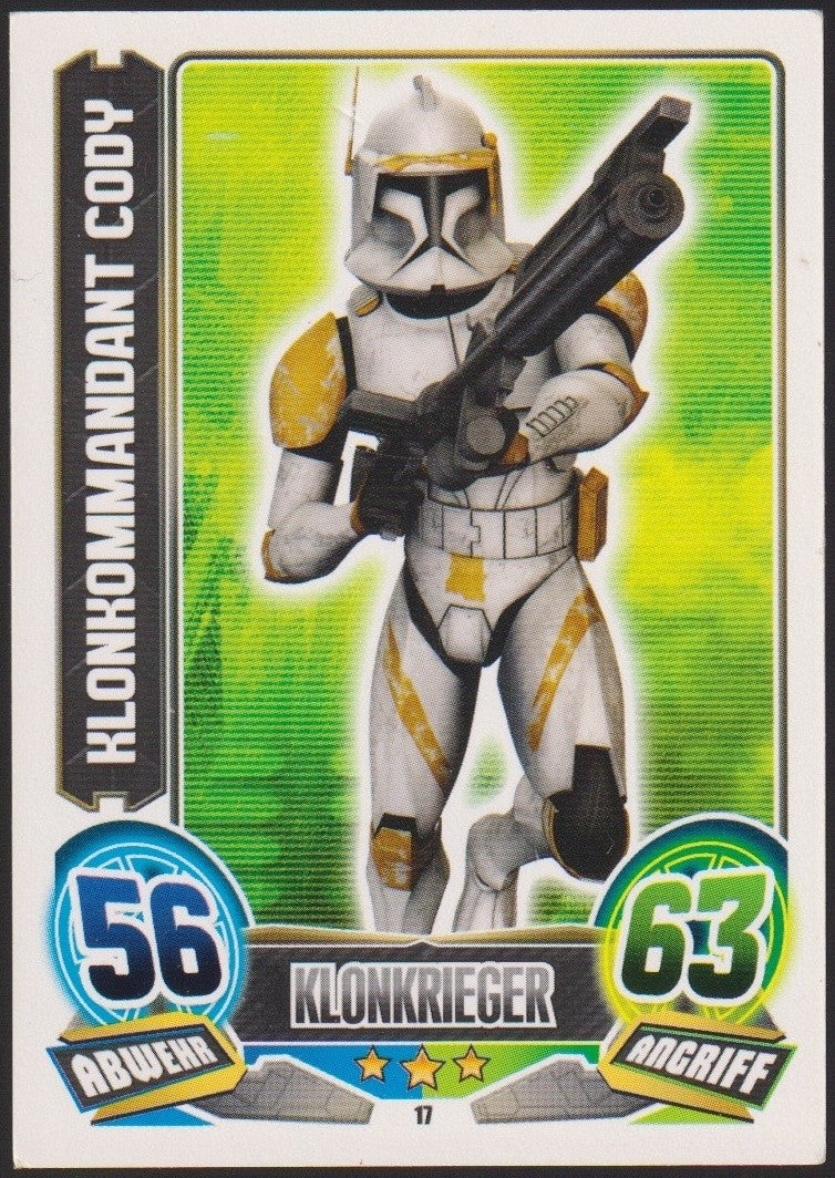 Topps Star Wars 2004 Klonkrieger Cody Republik TCG Rare #17 – Bild 1