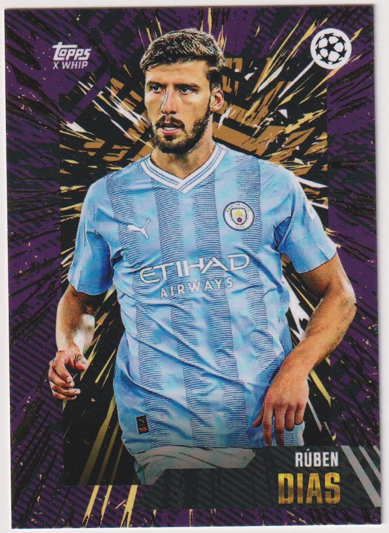 Topps X WHIP Ruben Dias Manchester City Champions League Parallel Rare – Bild 1