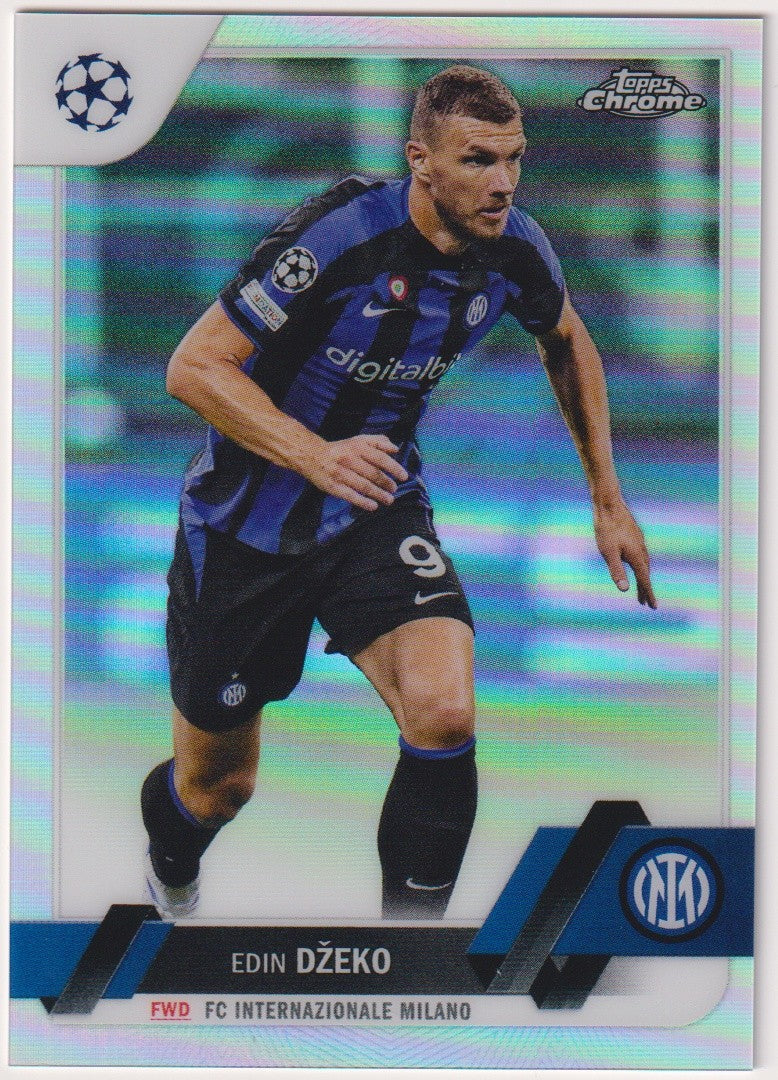 Topps Chrome 2022-23 Edin Džeko FC Internazionale Milano Parallel Refractor – Bild 1