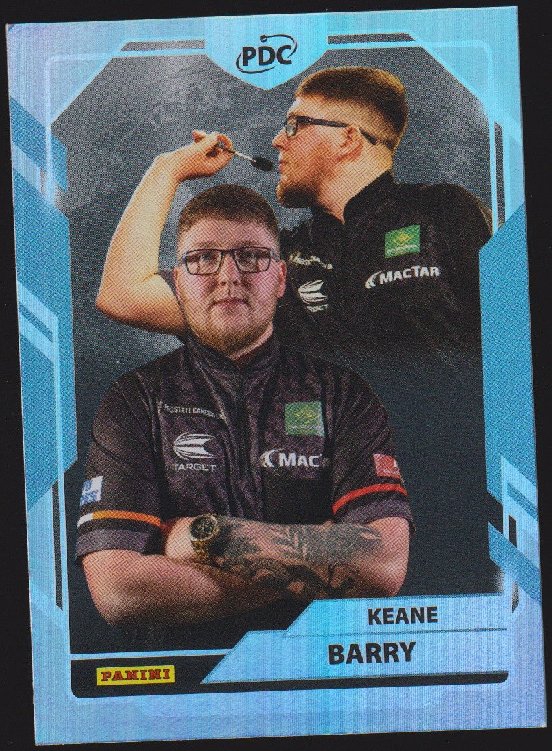 Panini PDC World Championship 2026 Keane Barry "Dynamite" Refractor Parallel – Bild 1