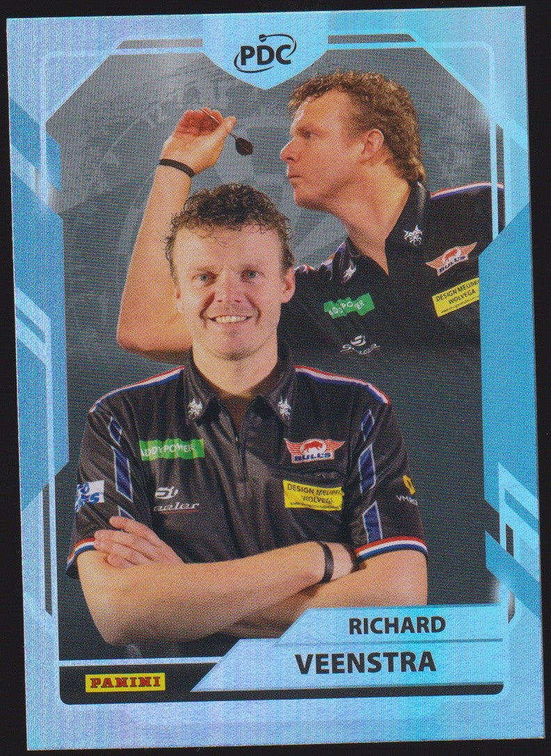 Panini PDC World Championship 2026 Richard Veenstra "Flyers" Refractor Parallel – Bild 1