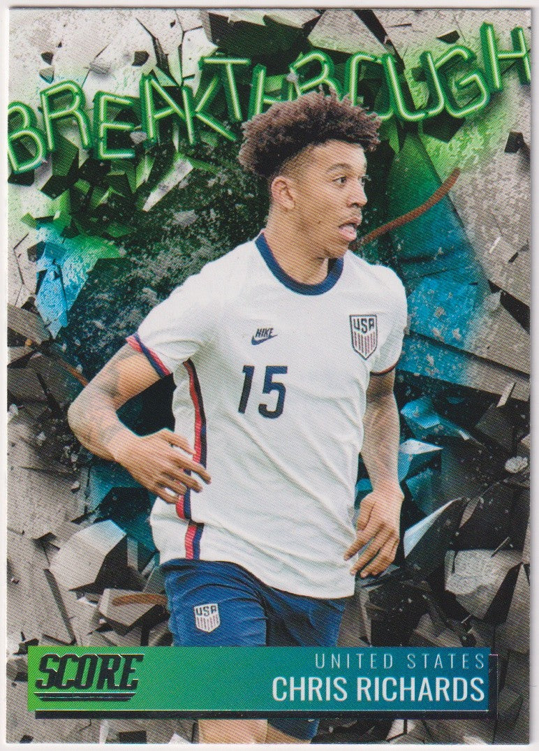 Panini Score Soccer 2021-22 Chris Richards United States Parallel Rare – Bild 1
