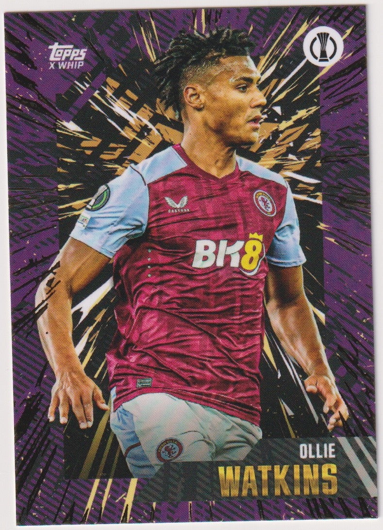 Topps X Whip Ollie Watkins Aston Villa FC Parallel Rare – Bild 1