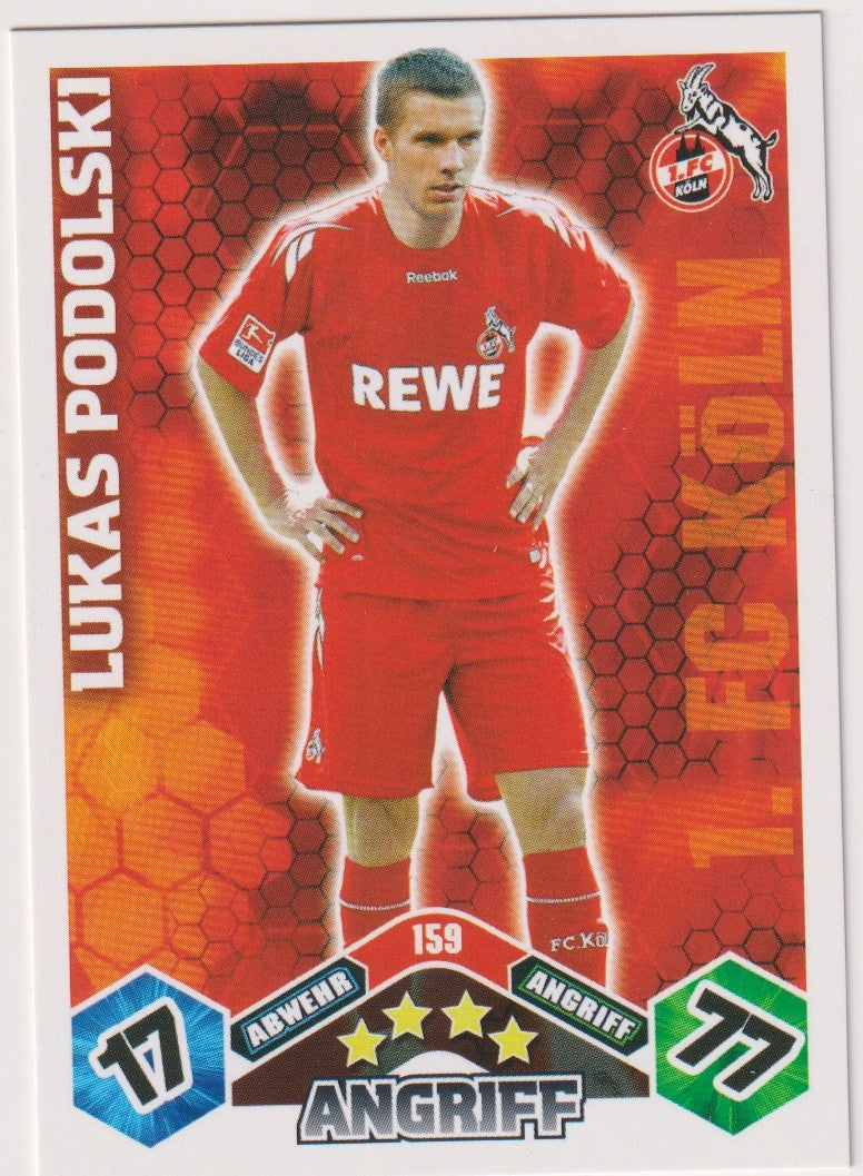 Topps Match Attax Trading Card Game Lukas Podolski 1. FC Köln BUNDESLIGA – Bild 1