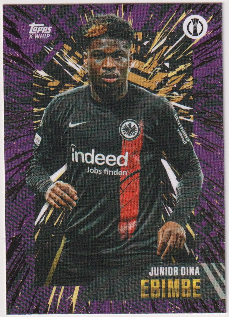 Topps 2022-23 Junior Dina Ebimbe Eintracht Frankfurt Europa Conference League – Bild 1