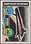 Topps Star Wars 2010 Angriffsschiff der Republik Republik Fahrzeug TCG Rare #58 – Bild 1